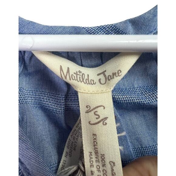 Matilda Jane Women's Small Dream Chasers Pretty Thing Blouse Blue - Picture 3 of 12
